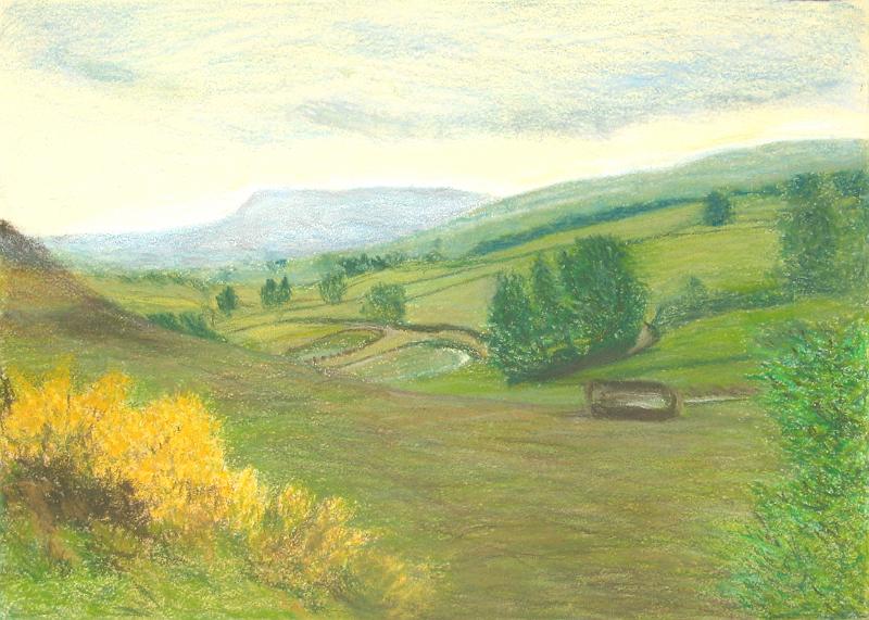 Pendle View.jpg - Pendle from above Long Preston Beck